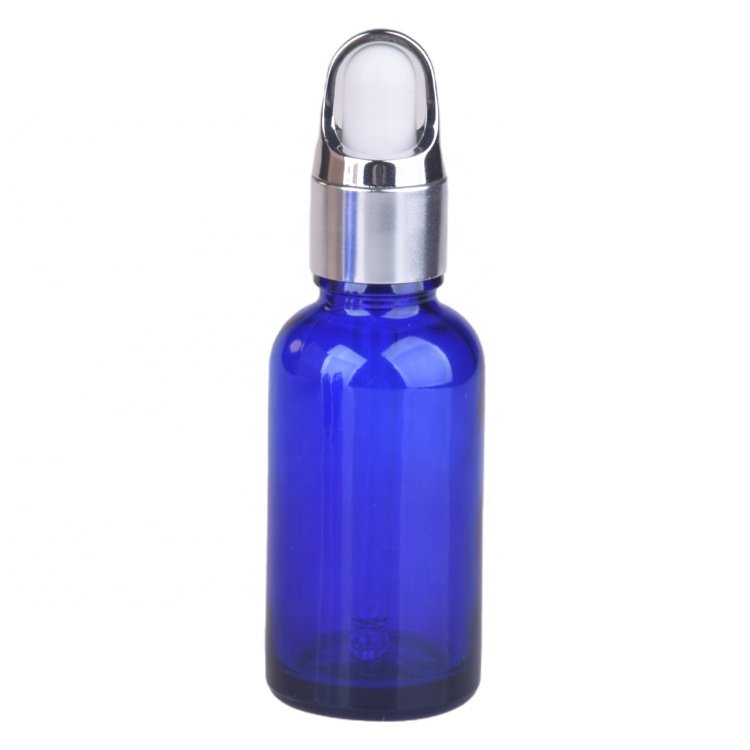 Frosting Amber Glass dropper Bottles customized Essential Oil dropper bottle for cosmetic packaging