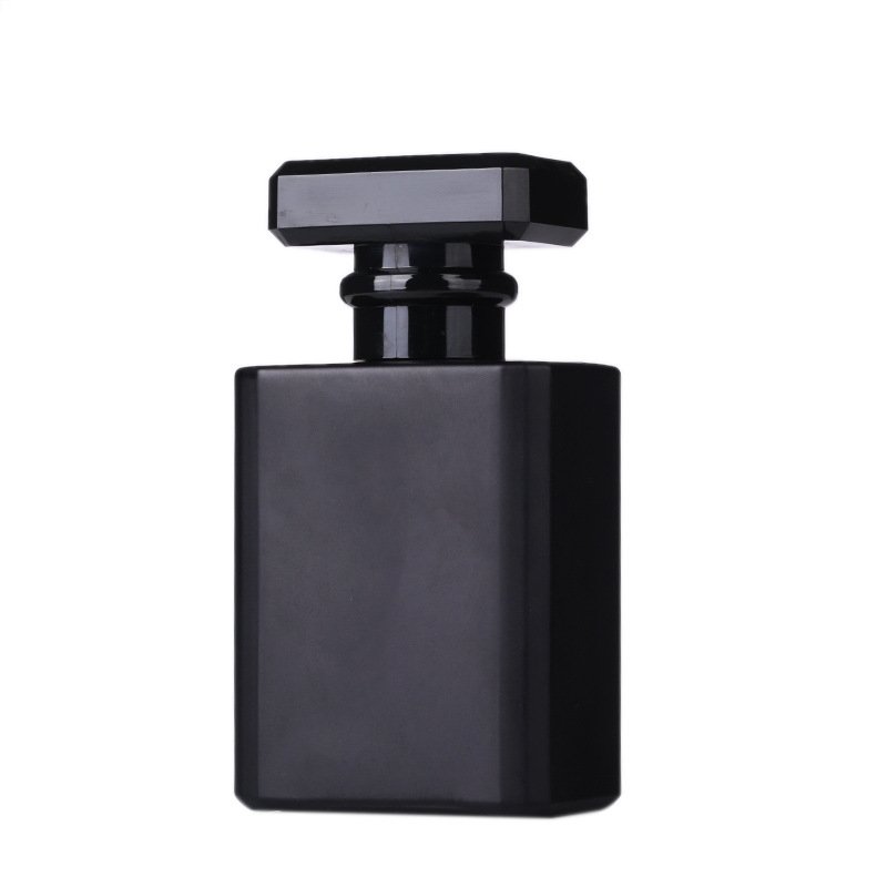 New Design fashion black empty glass bottle for men's perfume