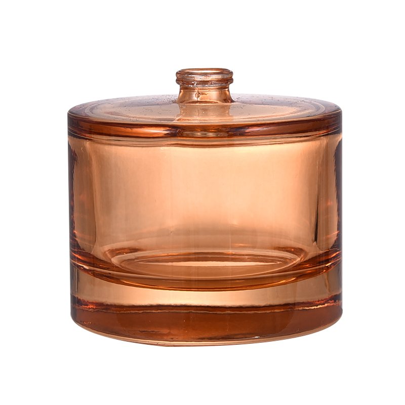 High quality 60ml perfume glass bottle Cylinder line luxury empty perfume bottle Refillable glass bottles