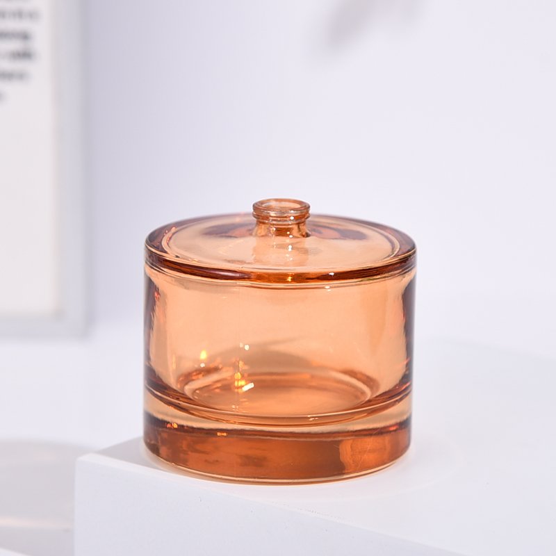 High quality 60ml perfume glass bottle Cylinder line luxury empty perfume bottle Refillable glass bottles