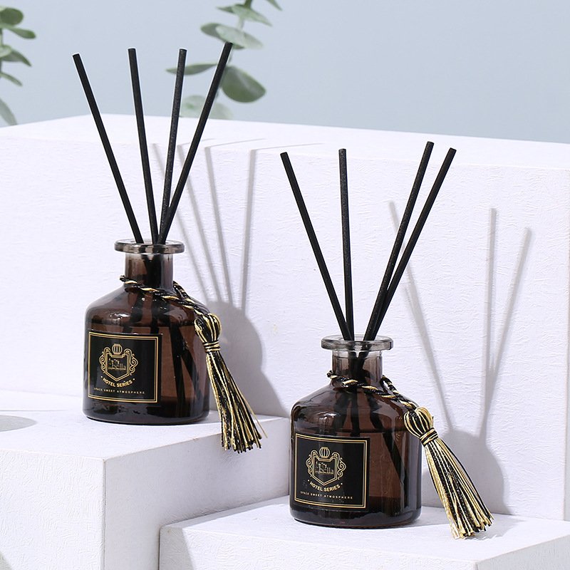 Custom Luxury Scenting 50ml Reed Diffuser Set with Stick and Box Fragrance Liquid Glass Bottle