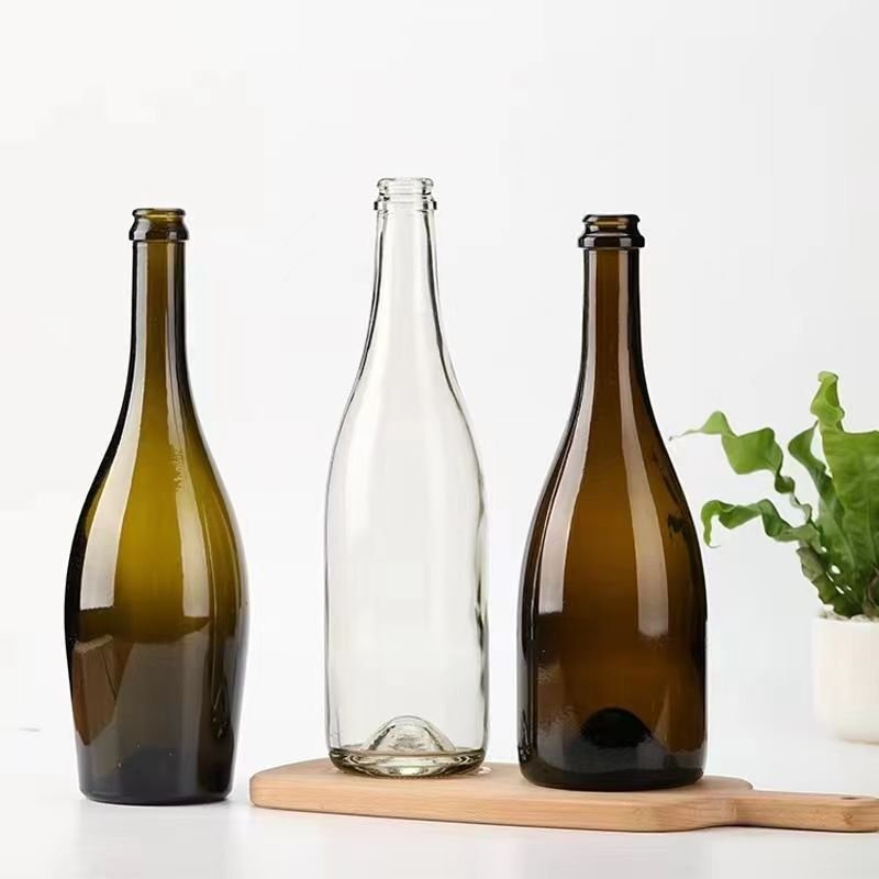Spot inventory 750ml 1000ml Brown dark green transparent aromatic red wine bottle Champagne wine glass bottle Red wine bottle