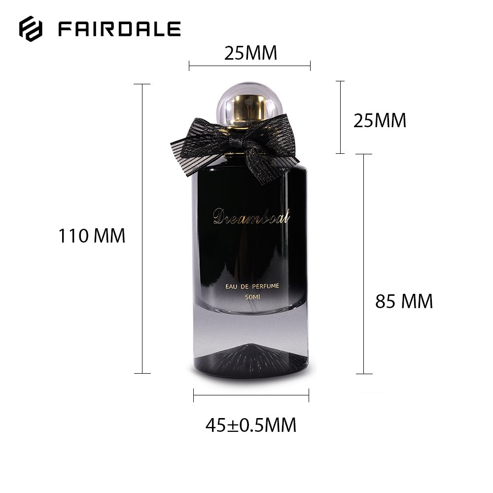 Luxury Custom Packaging 30ml 50ml 100ml Refillable Empty Perfume Glass Bottle With Box