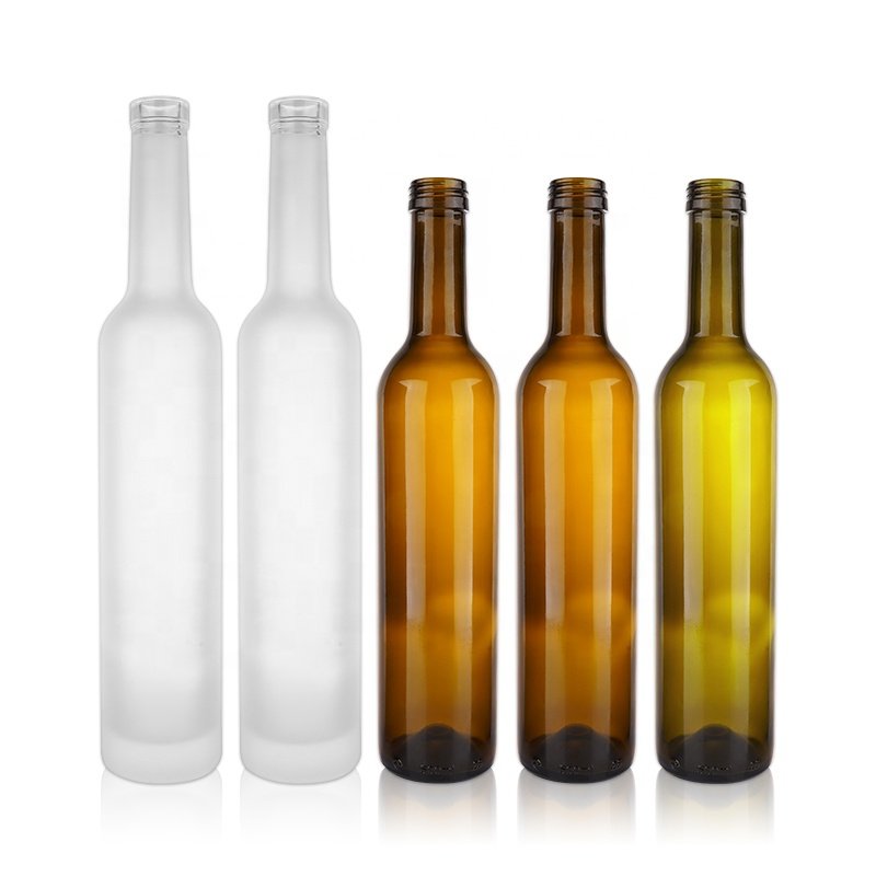 500ml 750ml glass bottle manufacture round amber Wine Bottle empty champagne Premium wine glass bottle