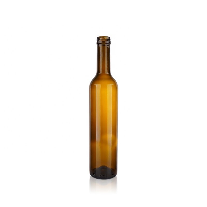 500ml 750ml glass bottle manufacture round amber Wine Bottle empty champagne Premium wine glass bottle