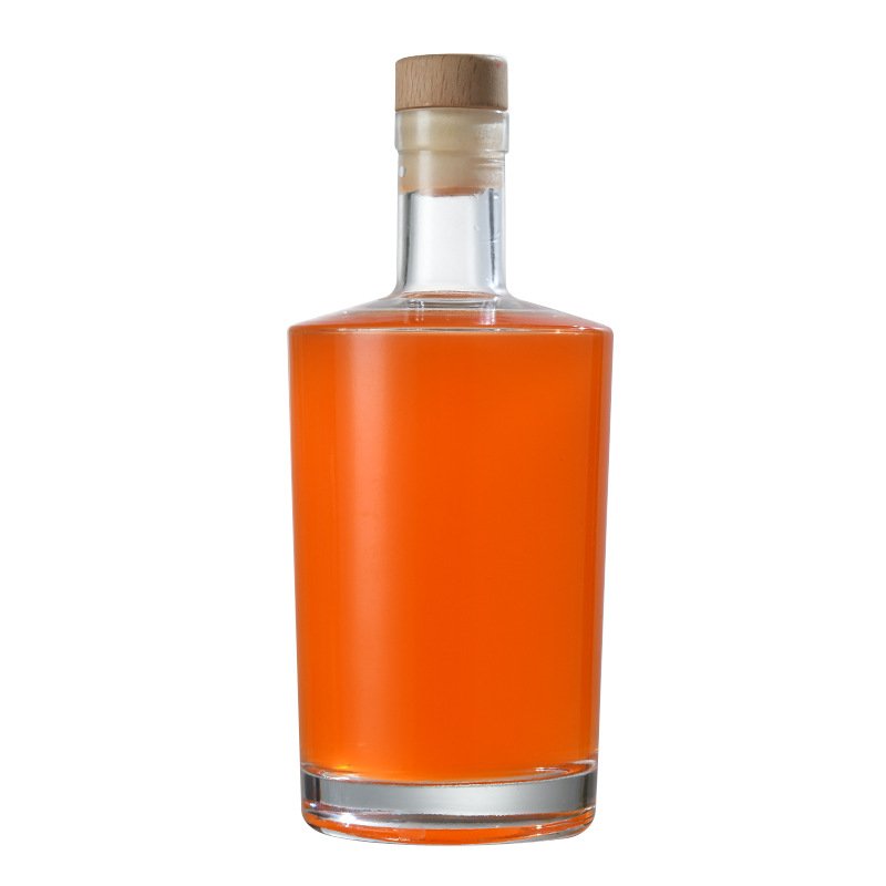 New Arrival High Flint 100ML 500ML 750ML Glass Bottle Beverage Fruit Juice Wine Liquor Drinking Bottle with Cork
