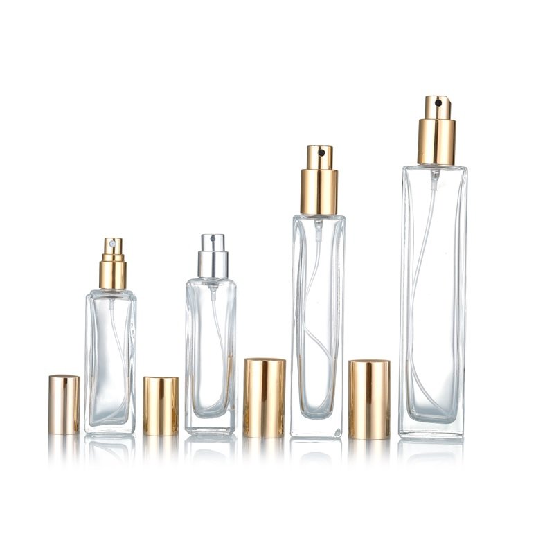 Original Square Empty Clear 100ml Fragrance Bottles Private Label Fancy Great Hot Selling Perfume Glass Bottles