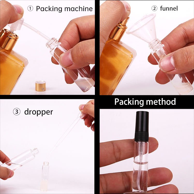 Wholesale Customized 1ml 2ml 3ml 5ml 8ml 10ml With Atomizer Small Mini Empty 10ml Glass Spray Perfume Bottle With Spray Bottle