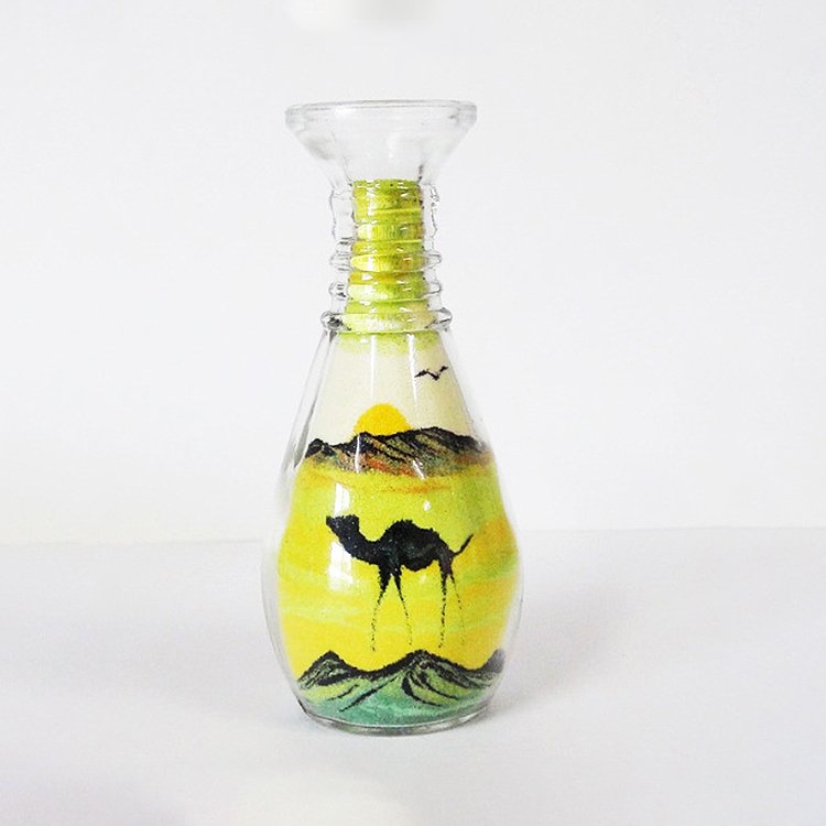DIY Transparent 120ML Sand Painting Art Bottles Glass Bottles for Sand Art