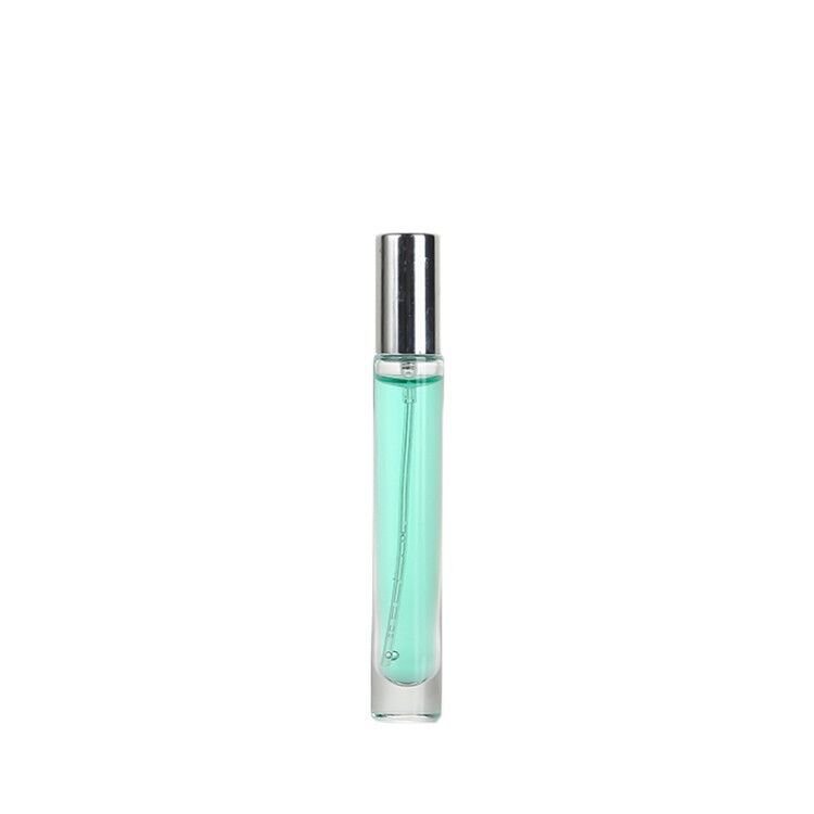 Wholesale Luxury Clear Empty Square Thick wall Square 10ml 10 ml Glass Perfume Bottle With Spray Pump