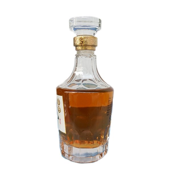 High quality china logo printing liquor glass wine bottle