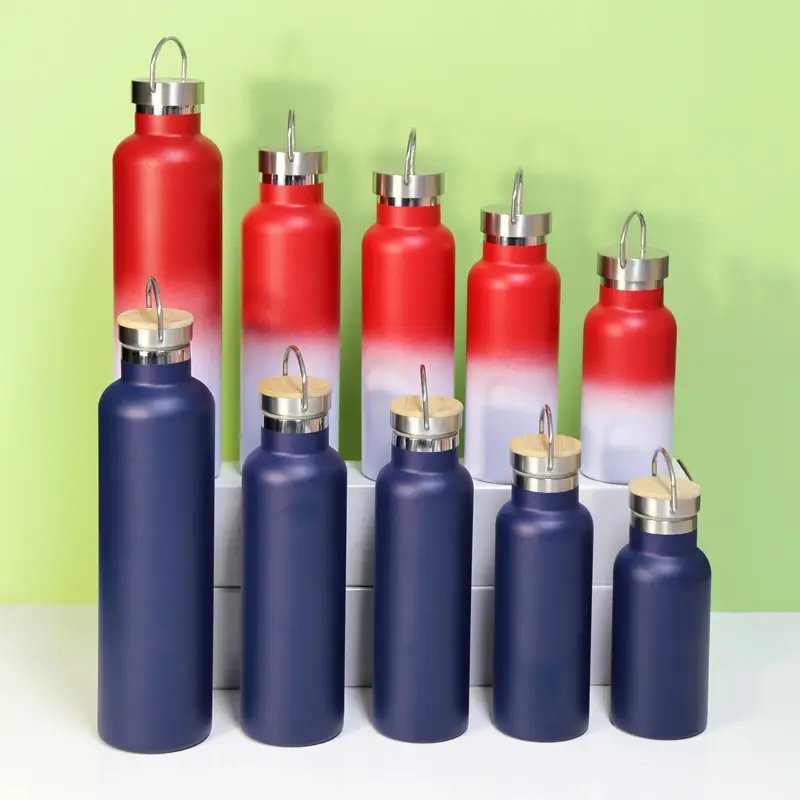 Wide Mouth Water Bottle Garrafa Termico Botellas Insulated WaterBottle Stainless Steel Vacuum Flasks Thermos Bottle