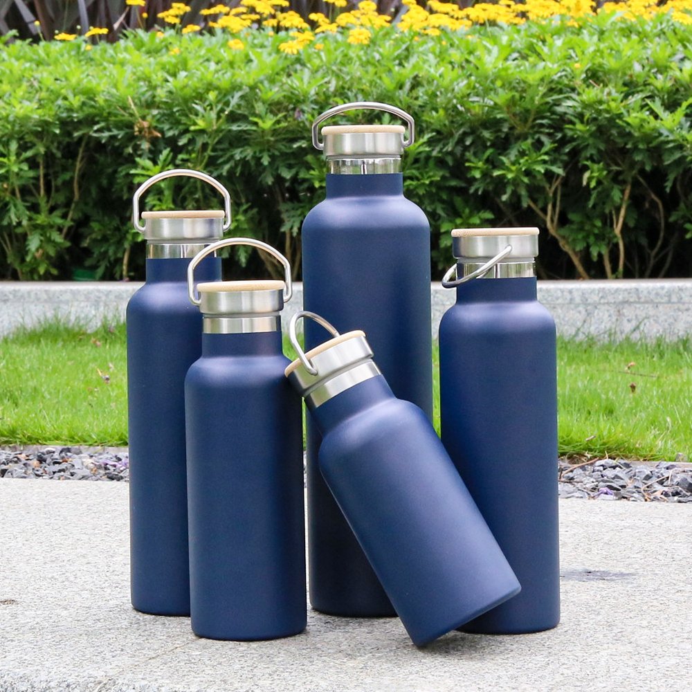 Wide Mouth Water Bottle Garrafa Termico Botellas Insulated WaterBottle Stainless Steel Vacuum Flasks Thermos Bottle