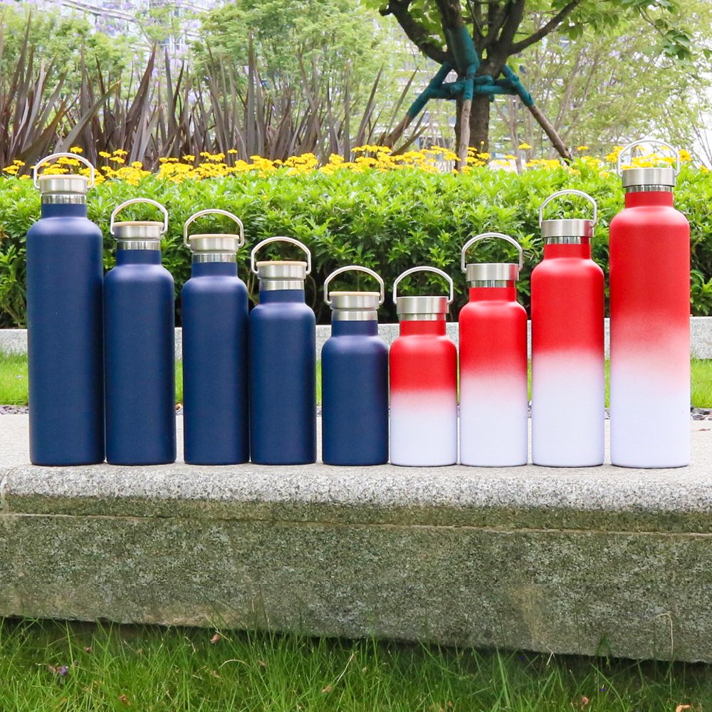 Wide Mouth Water Bottle Garrafa Termico Botellas Insulated WaterBottle Stainless Steel Vacuum Flasks Thermos Bottle