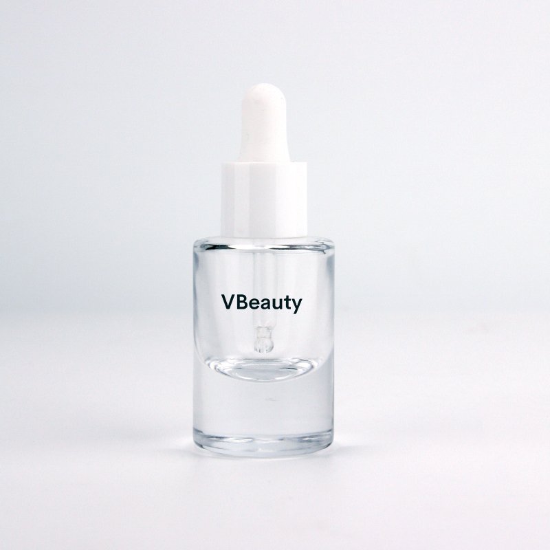 Manufacturer Thick Bottom Clear Glass Bottle 15ml 30ml For Serum Essential Oil Glass Dropper Bottle