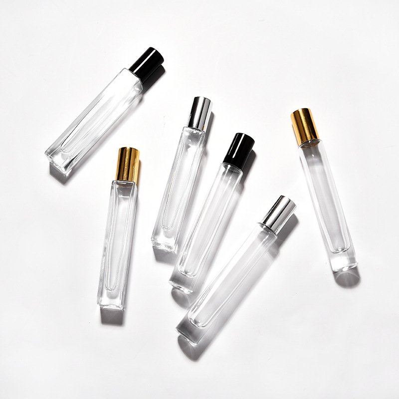BYPE BY PERFUME 10ml Luxury Refillable Roll On Perfume Bottle Empty Thick Bottom Glass Essential Oil Bottle With Roller Ball