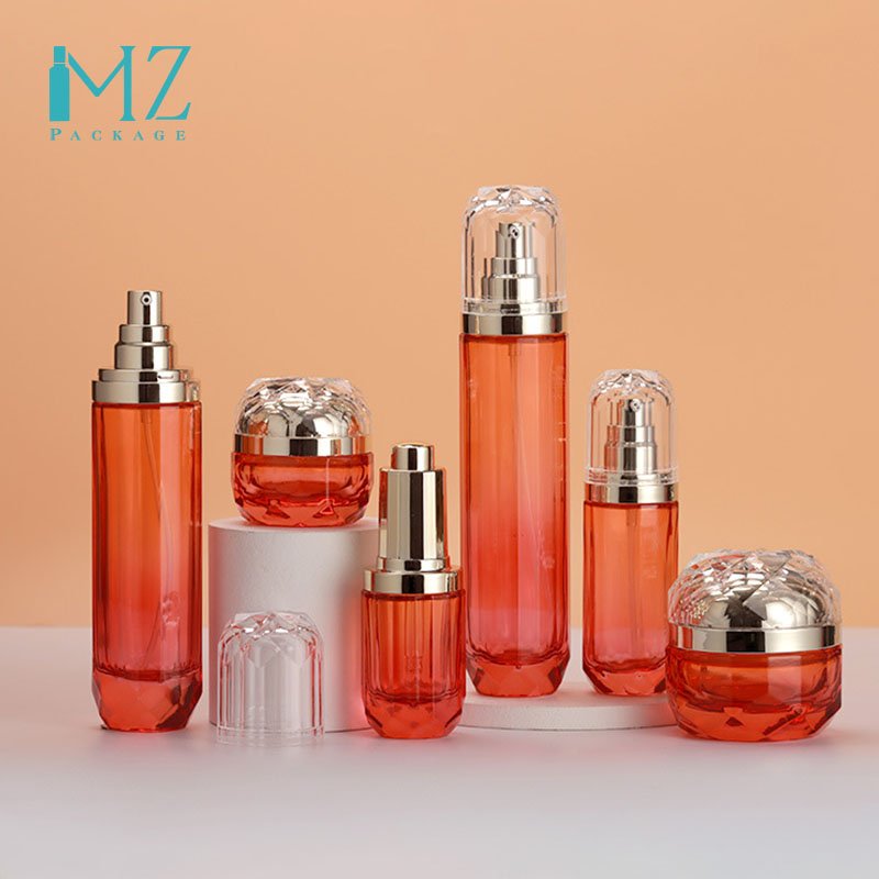 Body Lotion Bottle Packaging Wholesale Cosmetics Containers Glass Cream Bottle