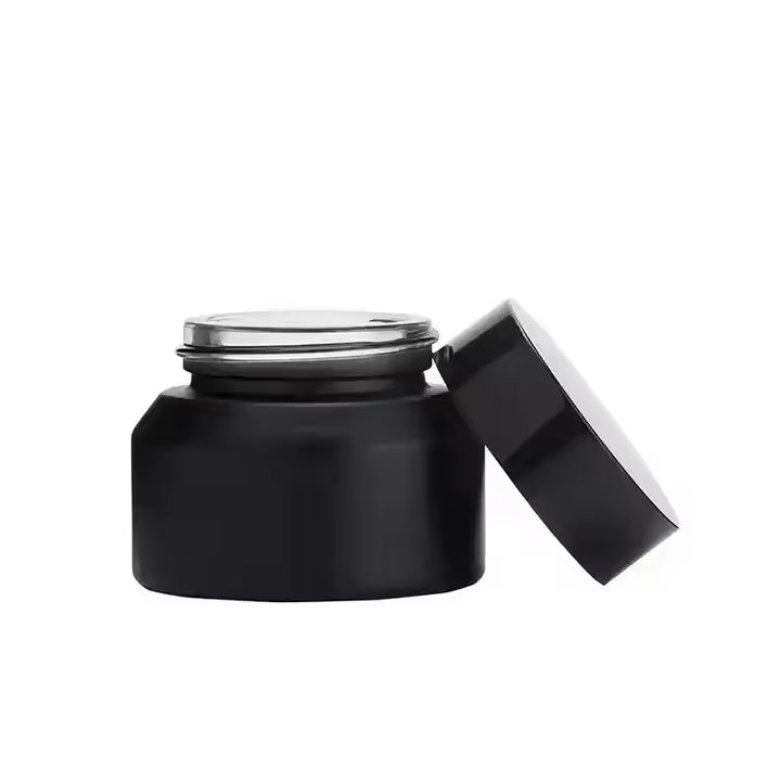15ml 30ml 60ml 100ml 120ml Slant Shoulder Black Color Cosmetic Glass Bottles With Mist Spray Lid For Perfume Package