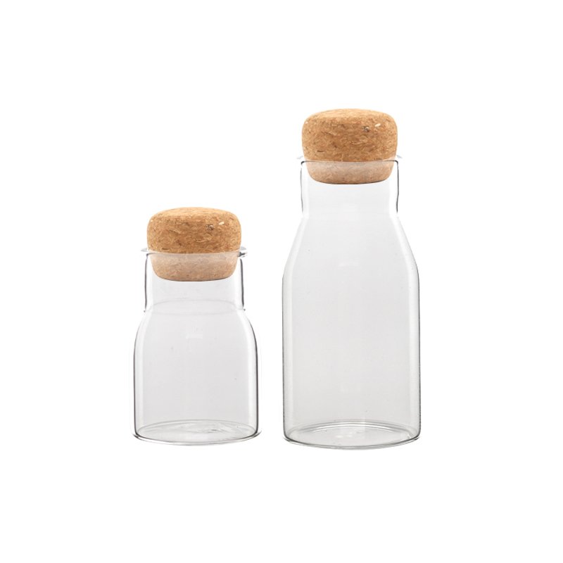 Empty customized mineral drinks beverage water juice glass bottle transparent glass juice bottles