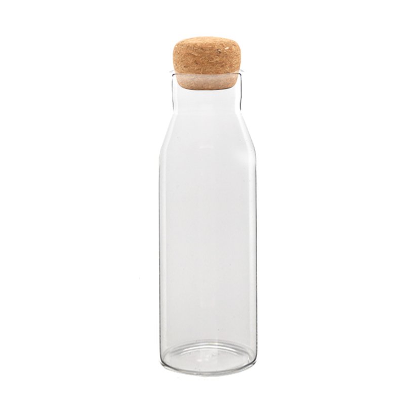 Empty customized mineral drinks beverage water juice glass bottle transparent glass juice bottles