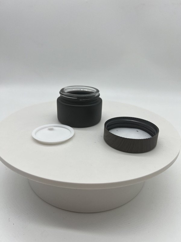 hot sale empty luxury 30ml 50ml 100ml 1oz 1.5oz 2oz 2.5oz 3oz cream jar plastic aluminum lids glass bottle