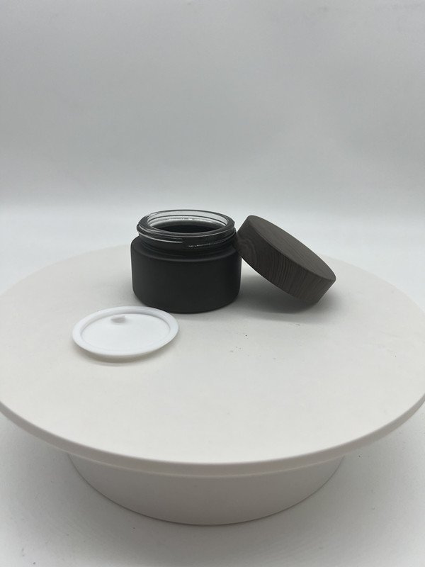 hot sale empty luxury 30ml 50ml 100ml 1oz 1.5oz 2oz 2.5oz 3oz cream jar plastic aluminum lids glass bottle
