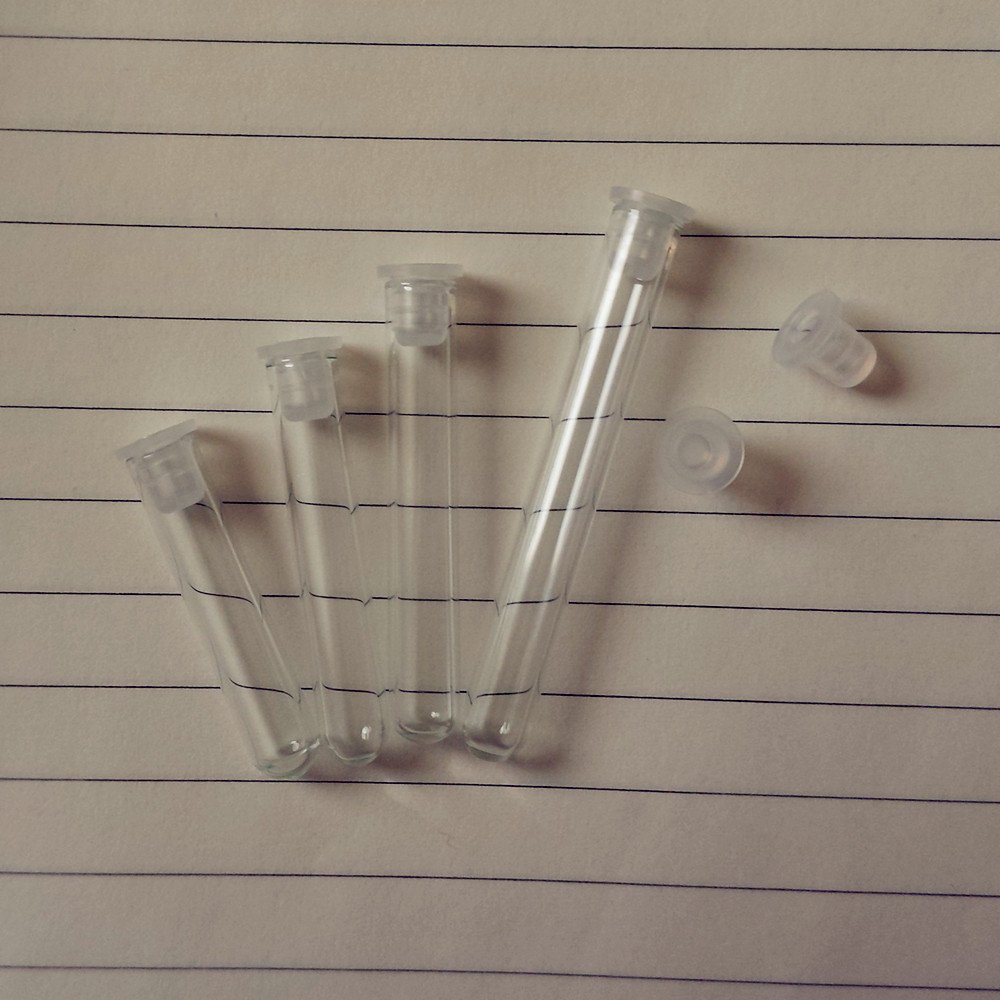 0.5ml Mini Tube 8x40mm Glass Tube With PP Stopper