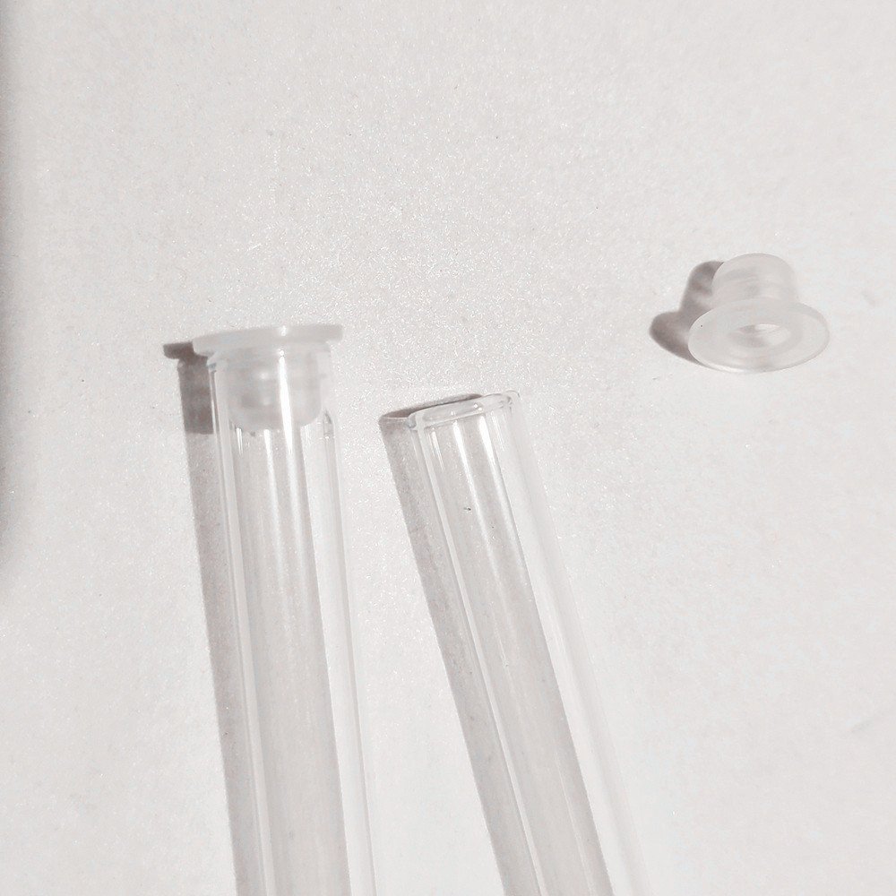 0.5ml Mini Tube 8x40mm Glass Tube With PP Stopper