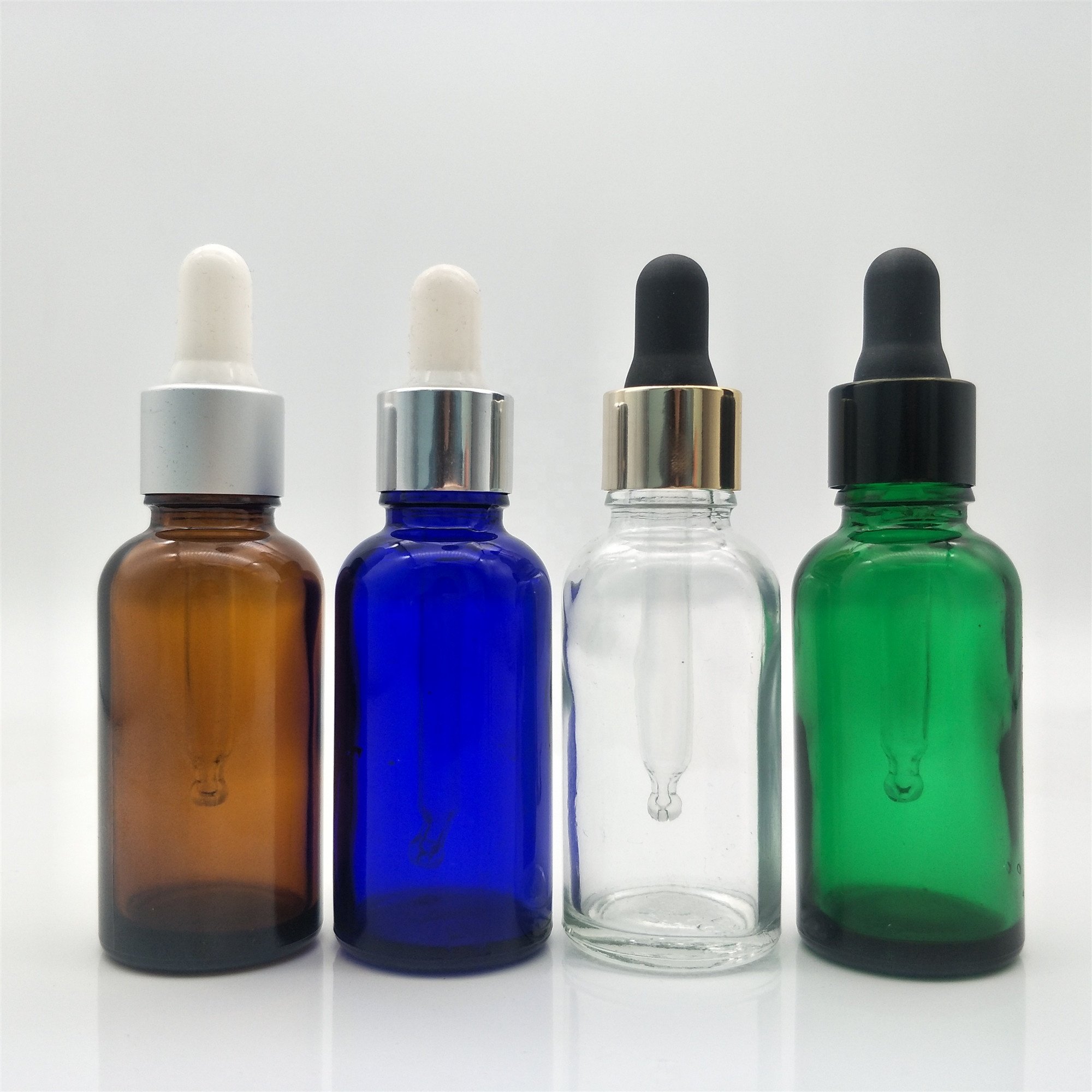 high quality 30ml dropper glass bottle amber glass bottle essential oil
