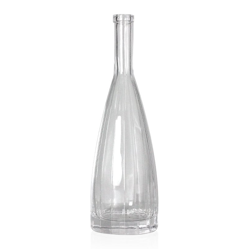 Wholesale 3L 1L 750ml 500ml Vodka Liquor Glass Bottle Spirit Bottle Liquor With Cork