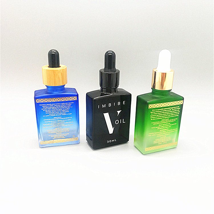 Nice Price 10ml 15ml 20ml 30ml 50ml Luxury Cosmetic Sets Square Glass Bottle Package For Essential Oil Lotion And Perfume