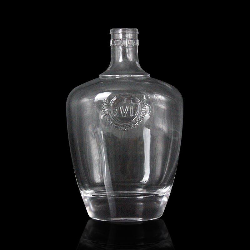 Custom Shape 700Ml 750Ml Glass Bottle Wholesale Rum Whiskey Liquor Gin Wine Spirit vodka bottle