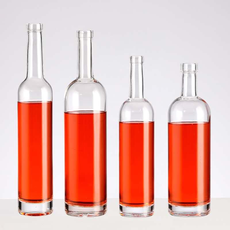Hot Sale Best Quality 200ml 375ml 500ml 700ml 750ml 1000ml Oslo Liquor Gin Whisky Glass Vodka Spirit Bottle For Liquor