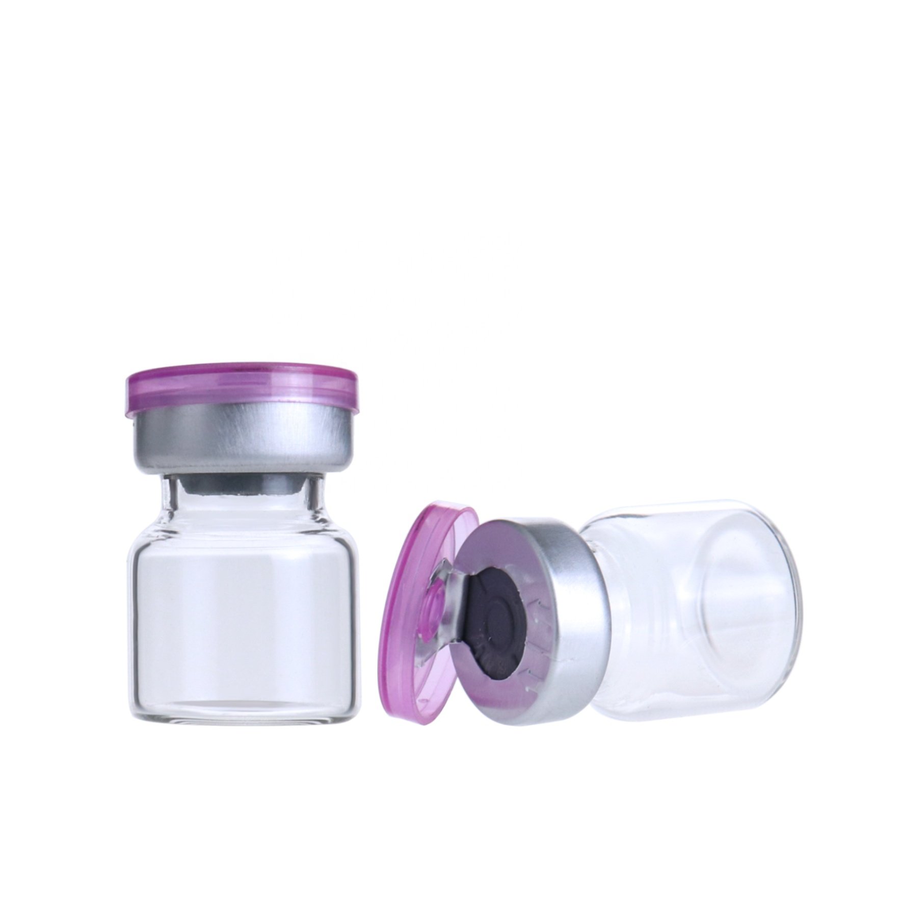 Small disposable glass mini clear serum bottle 4ml pharmaceutical tester bottles