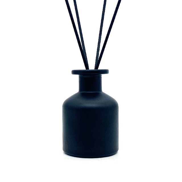 R03 Wholesale 150ml Empty Black Glossy Fragrance Oil Reed Diffuser Bottle
