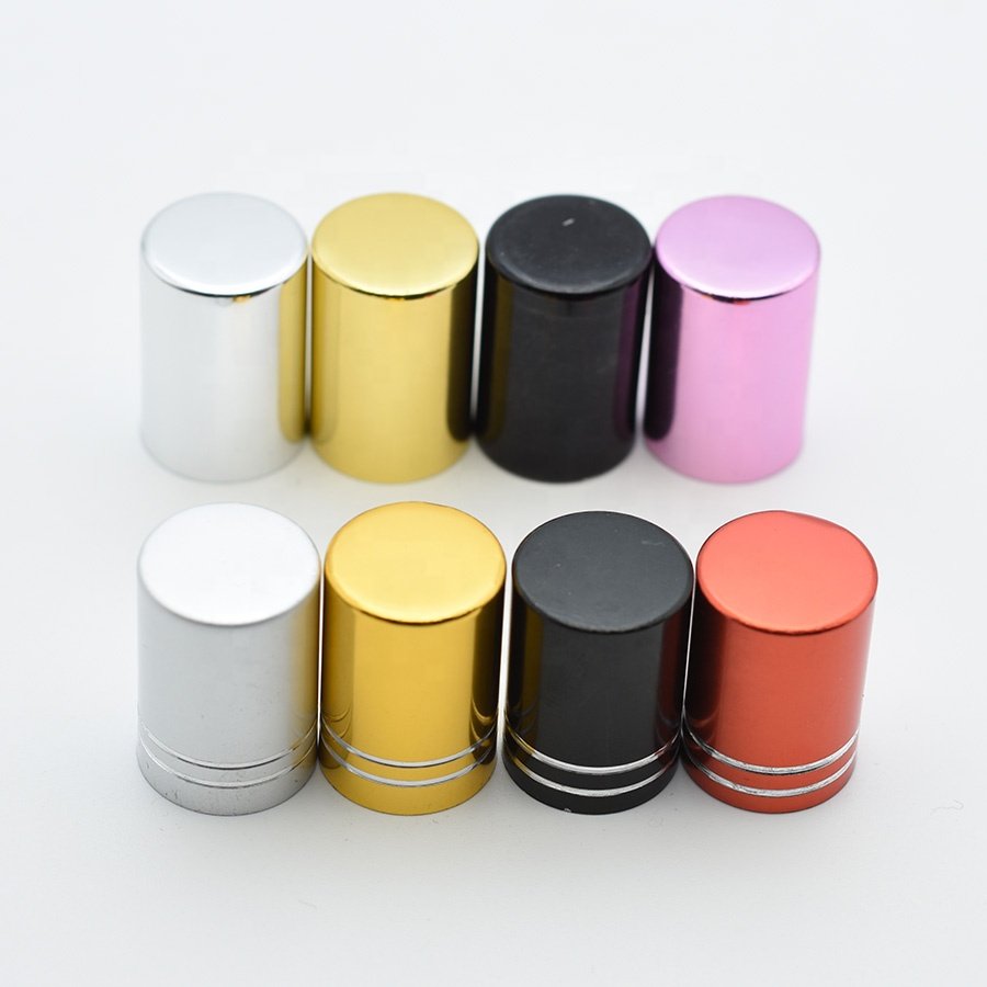 New Product 10ml Colorful Gradual Square Essential Oil Perfume Roller Bottles