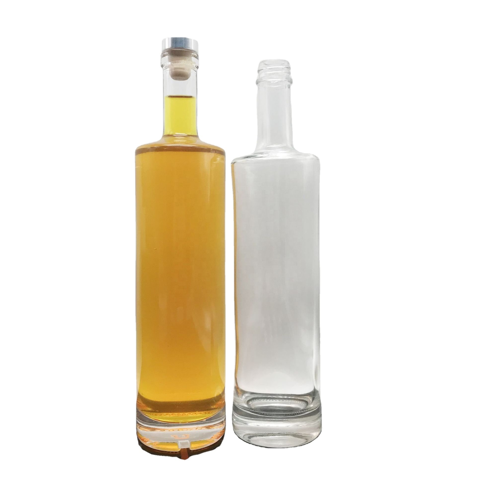 750ml Round liquor alcohol wine glass bottle