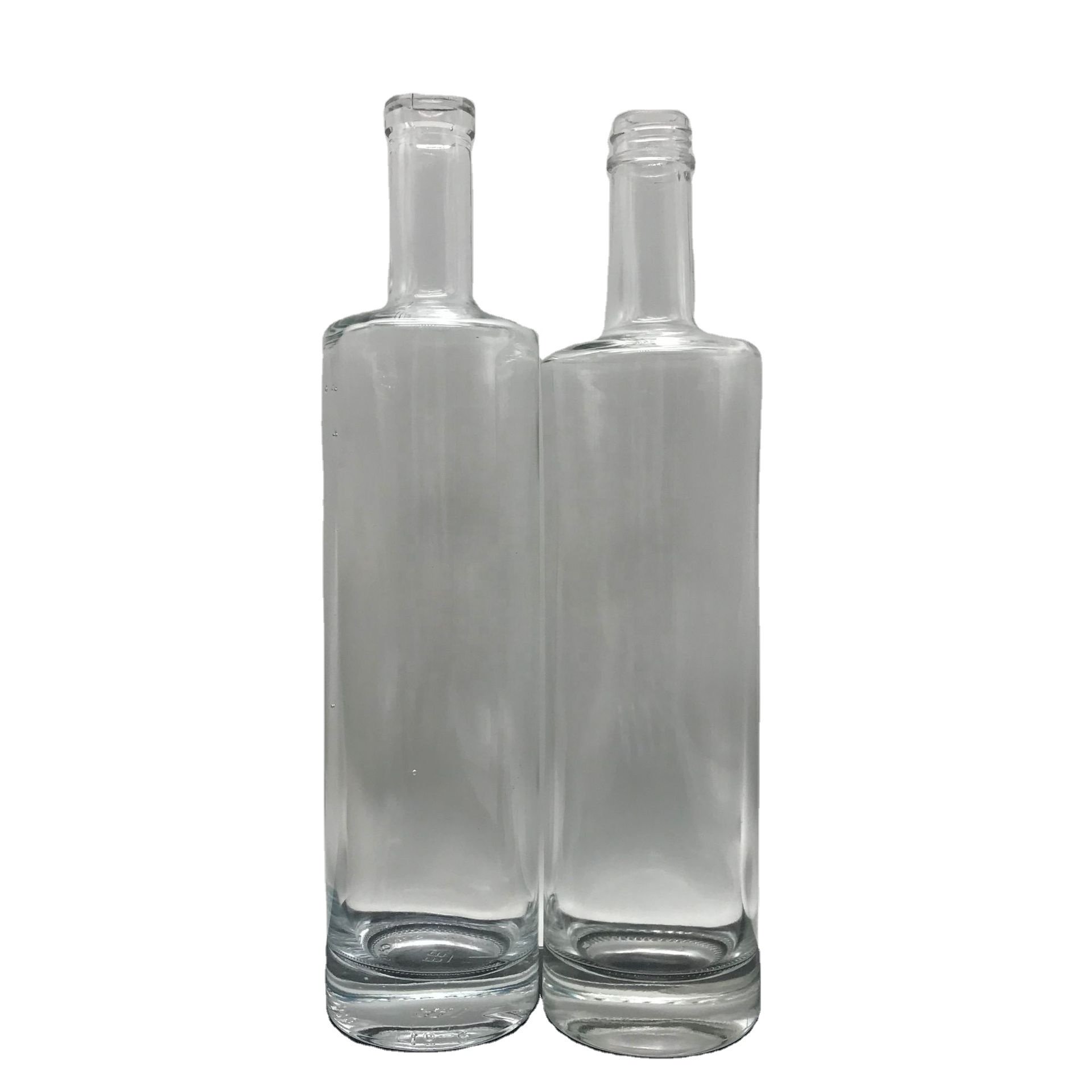 750ml Round liquor alcohol wine glass bottle