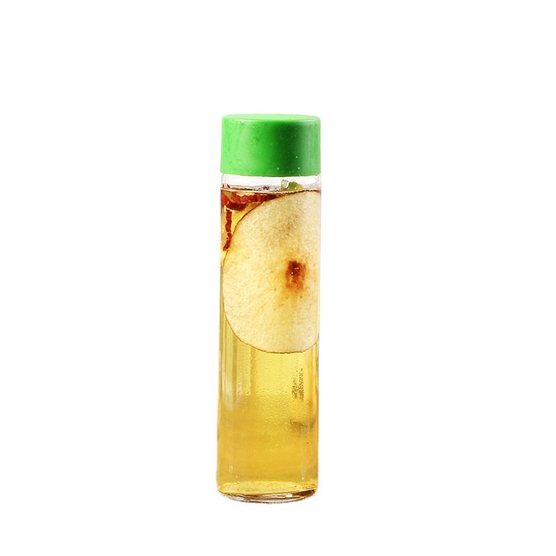 Glass Bottle Juice 250ml 300ml 400ml 500ml 750ml Glass Water Bottle for Cold Pressed Juice with Screw Lid