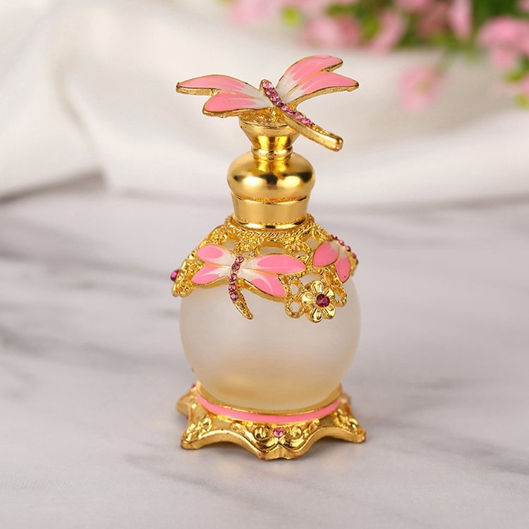 15ml Luxury Arabic Perfume Oil Bottle Empty Perfume Refill Bottle Dubai Fancy Perfume Glass Bottle