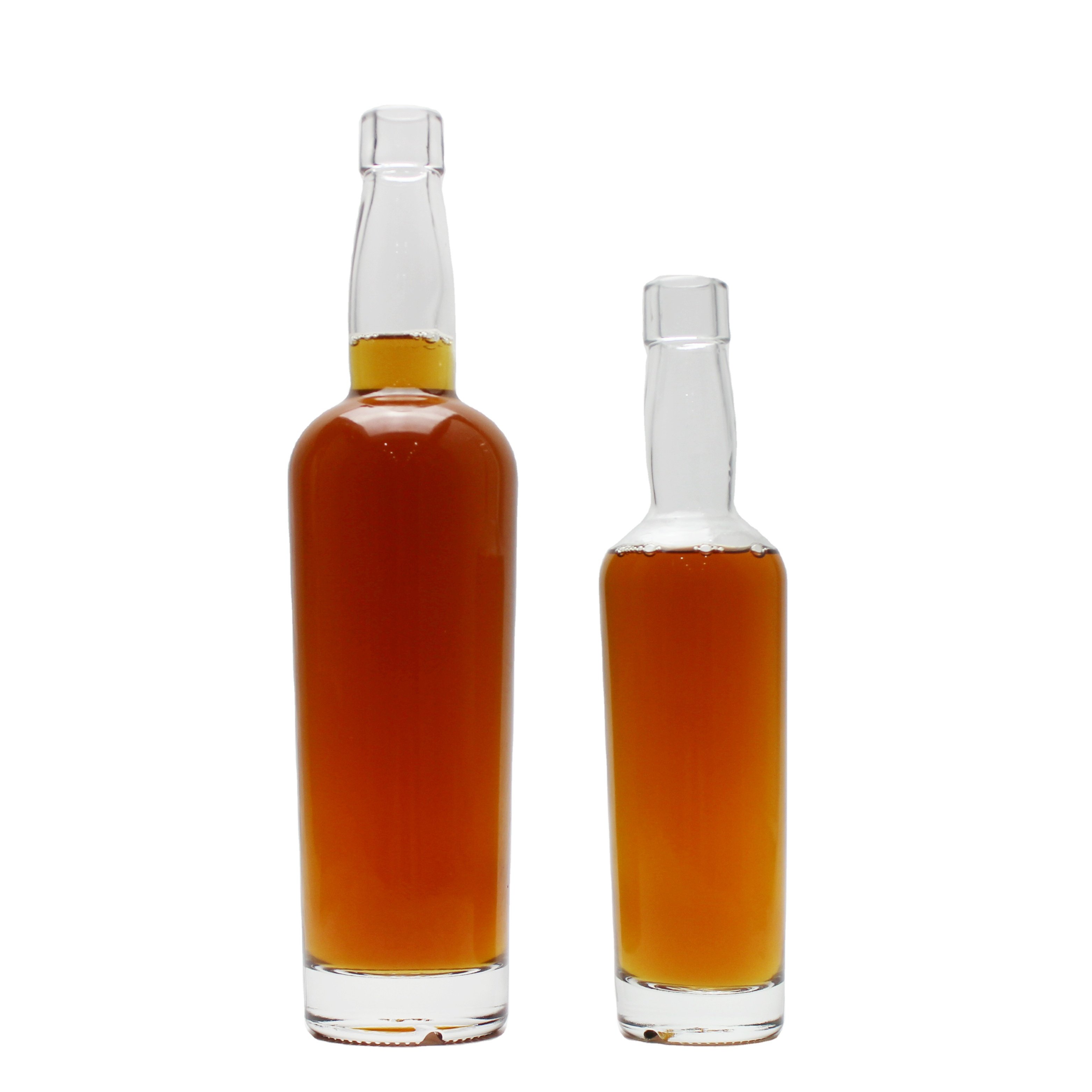 Tequila Patron liquor spirit bottles long necked 750 ml glass spirit liquor bottle