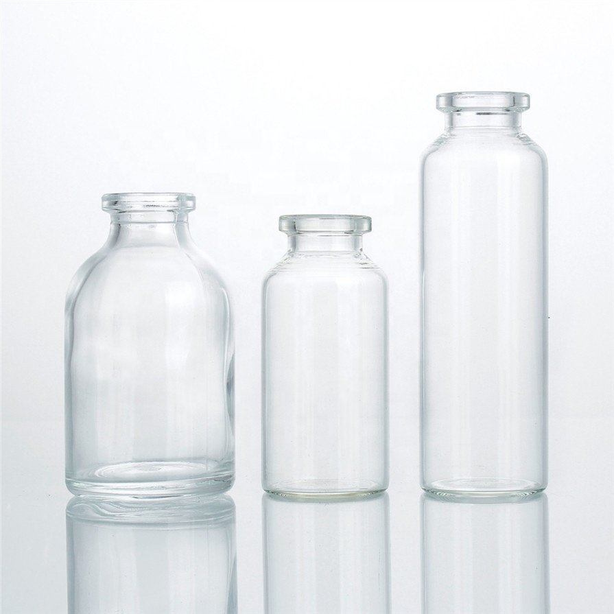 5 ml 7 ml 10 ml 15 ml 50 ml Pharmaceutical Injection Crimp Top Neck Tubular Vial penicillin Glass Bottle bottle