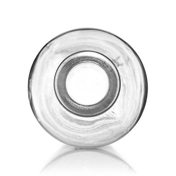 Recyclable Container ideal for silk screen decorating and label application 750ml Flint Vodka Glass Bottle Round