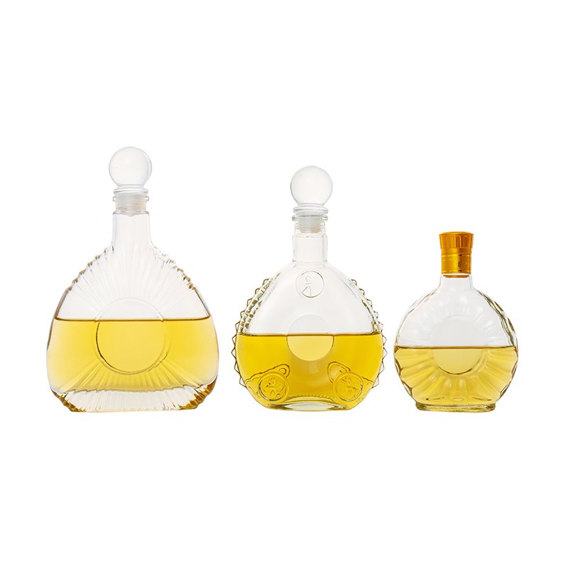 Customized Logo Liquor Glass Bottle Wine Packaging High Quality Vodka Glass Liquor Bottle