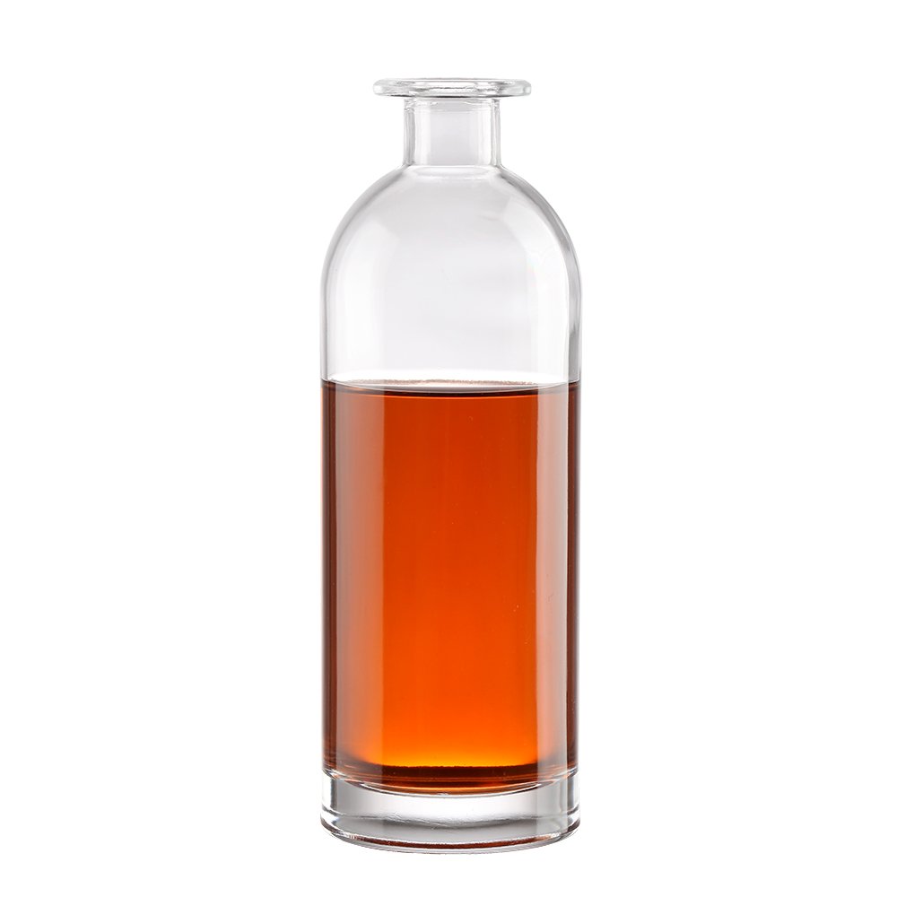 Custom 50ml 100ml 200ml 375ml 500ml 700ml 750ml 1000ml Tequila Gin Whisky whiskey Liquor Bottle Vodka Glass Bottle with Cork