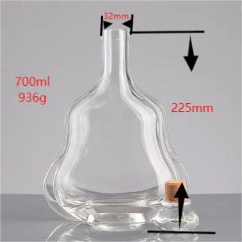 700 ml Wine Bottle Applique Brandy Whisky Vodka Tequila Empty Glass Bottles