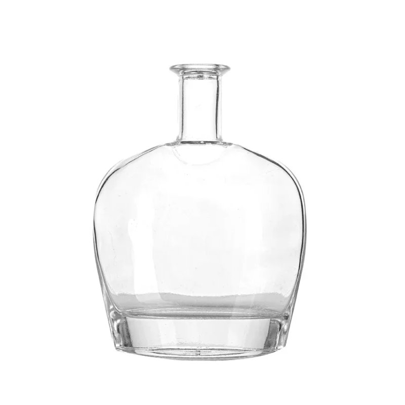 High Quality Brandy Whisky Glass Bottle with cap 500ml Custom Liquor bottle 700ml glass bottle for liquor Wholesale