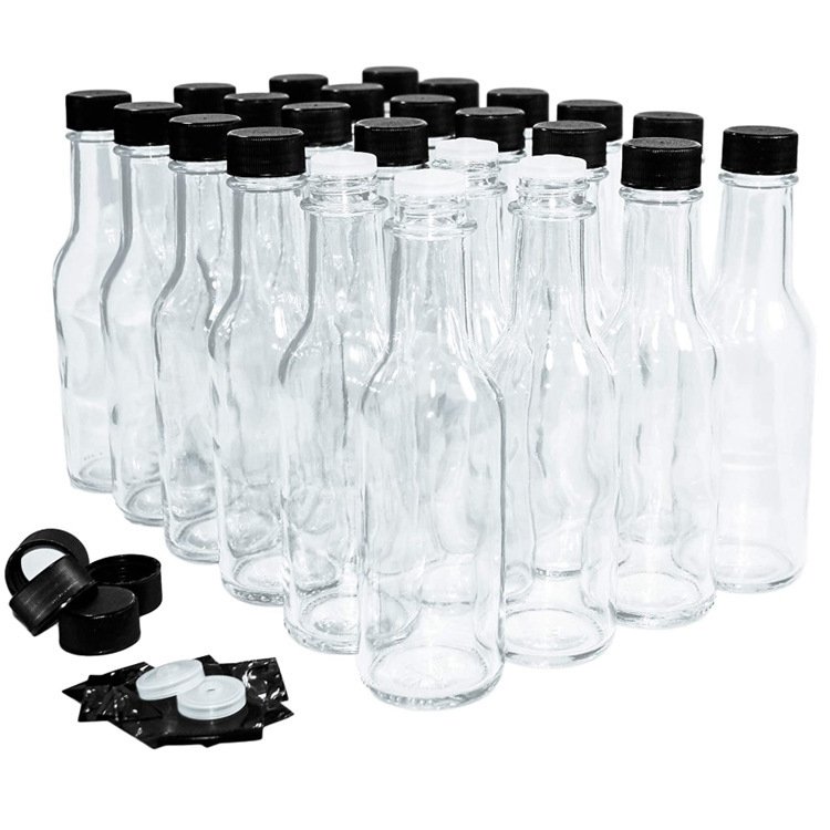 150ml 5oz hot sauce glass bottle