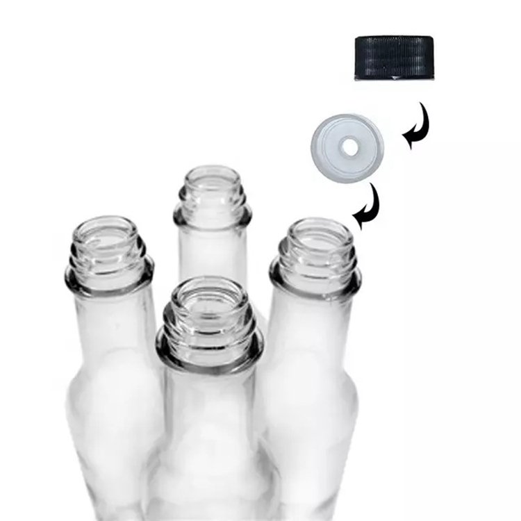 150ml 5oz hot sauce glass bottle