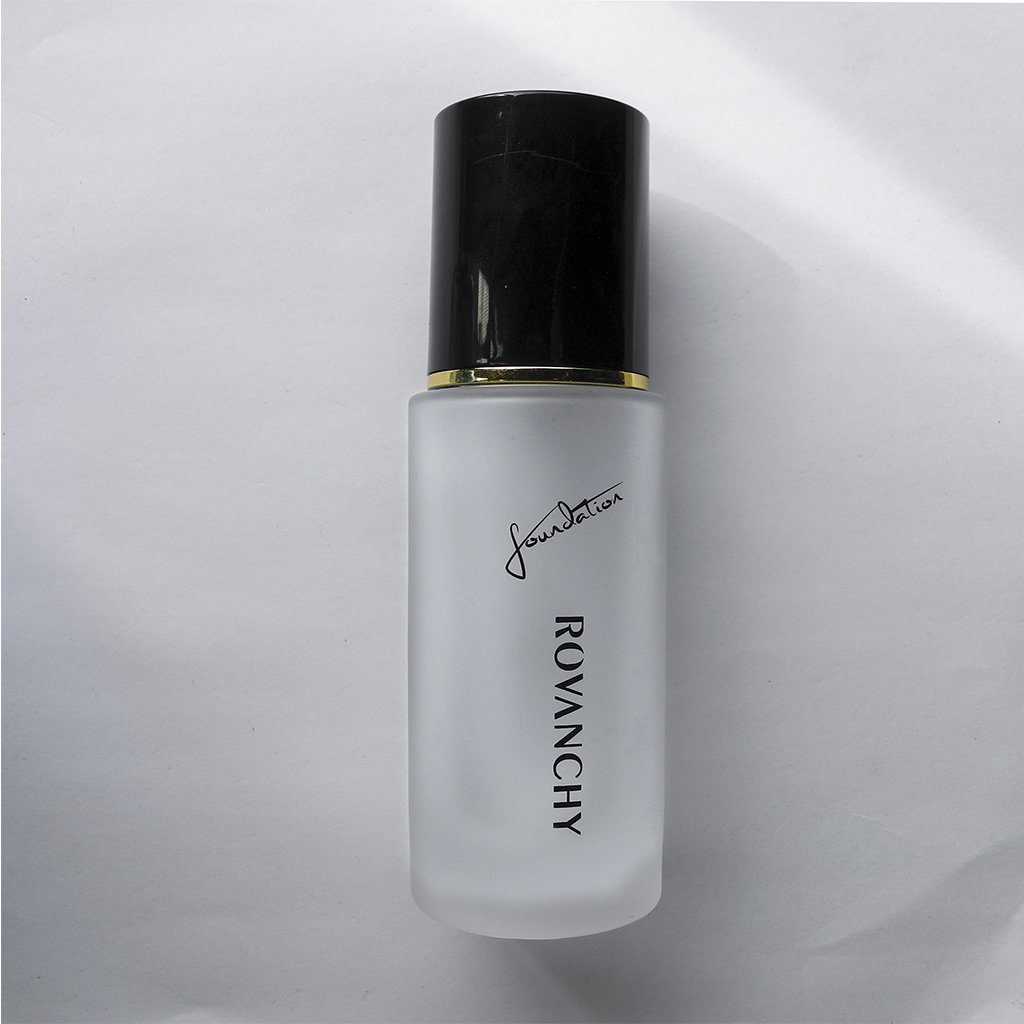 Accept custom shaped and coated cosmetic glass bottles 75ml 100ml 120ml pump head spray